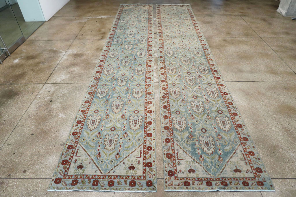 Vintage Persian Malayer Long Runner (Pair: 1 of 2), No.29824 - Gss
