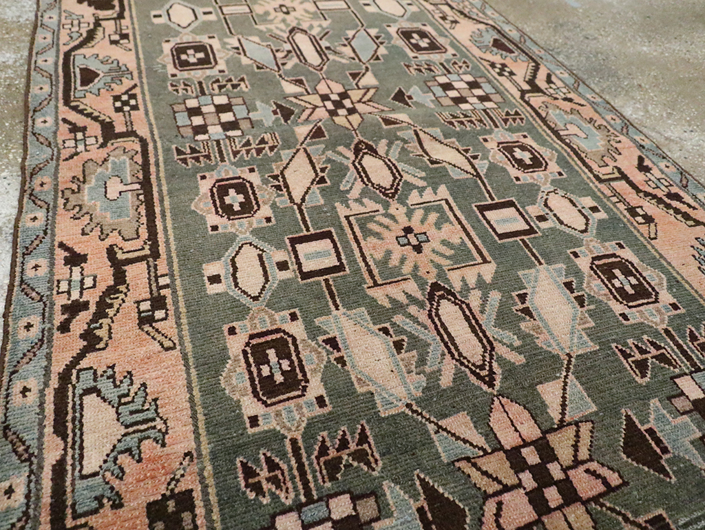 Vintage Persian Malayer Runner, No.29825 - Gss