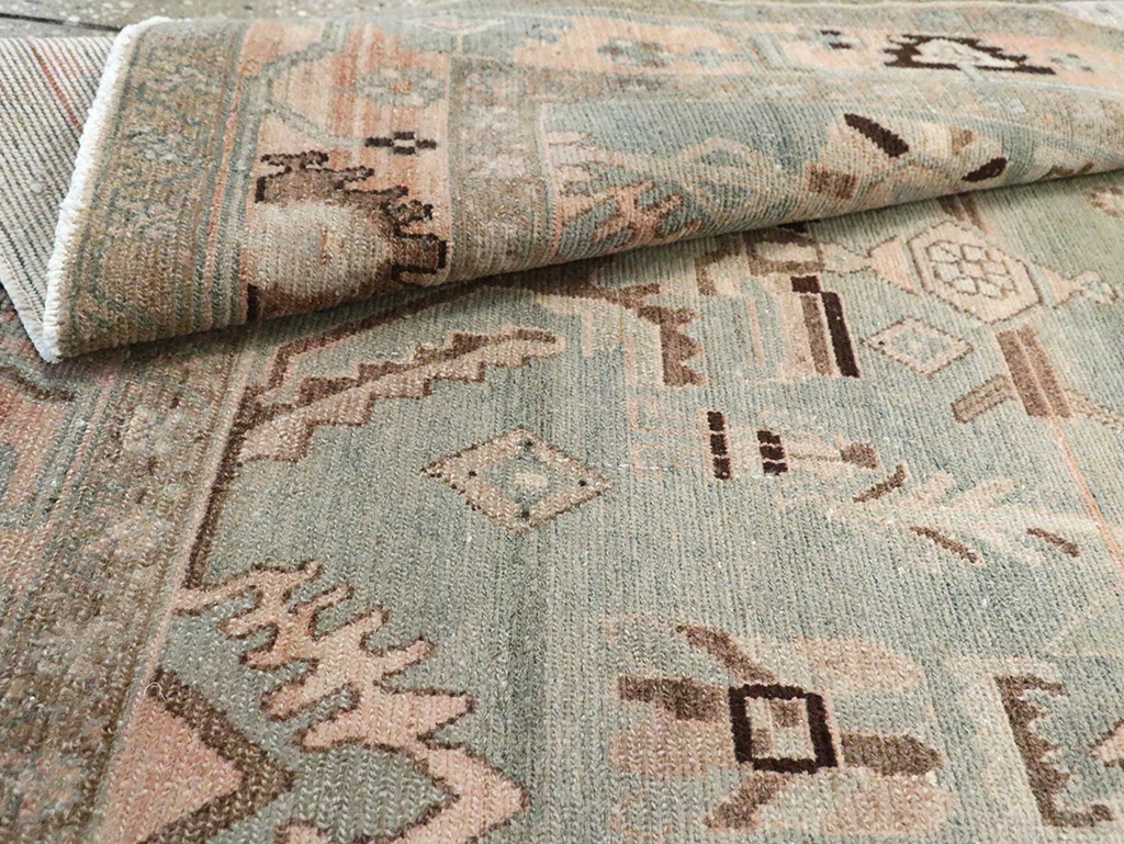 Vintage Persian Malayer Accent Rug, No.29826 - Gss