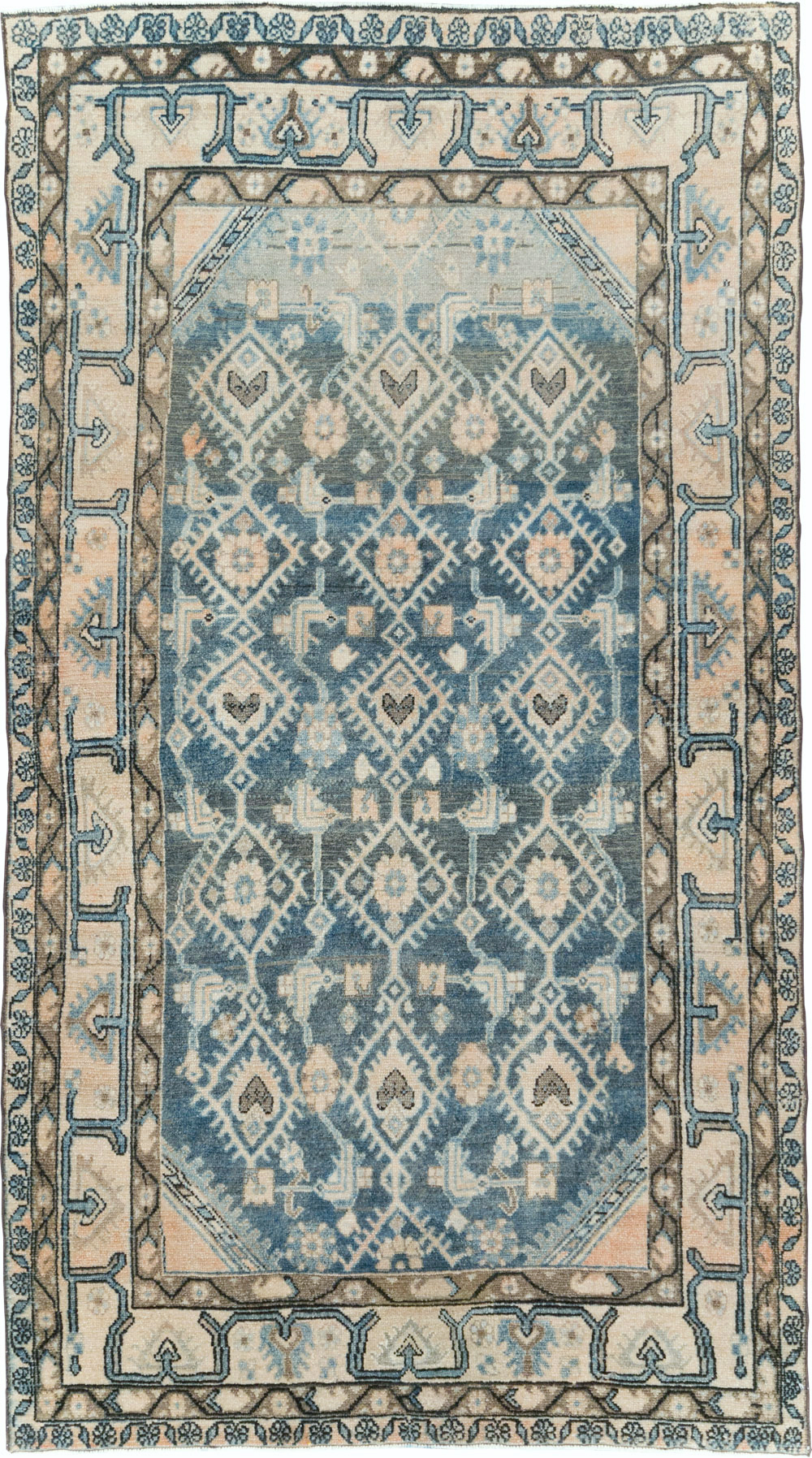 Vintage Persian Malayer Accent Rug, No.29827 - Gss