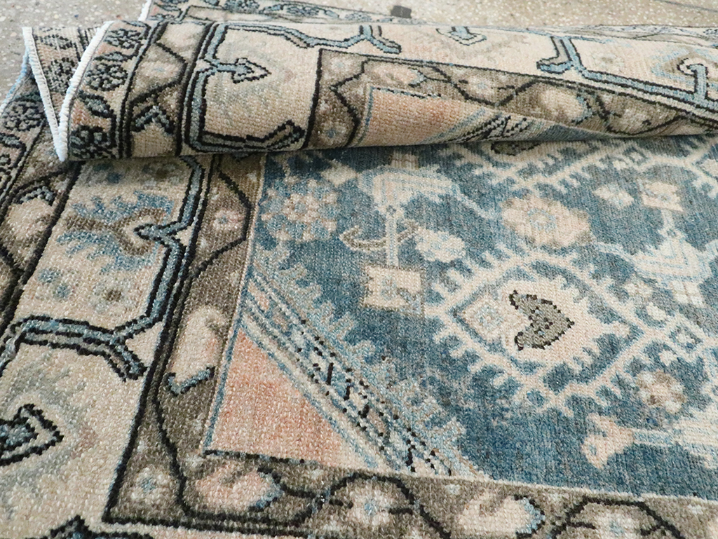 Vintage Persian Malayer Accent Rug, No.29827 - Gss