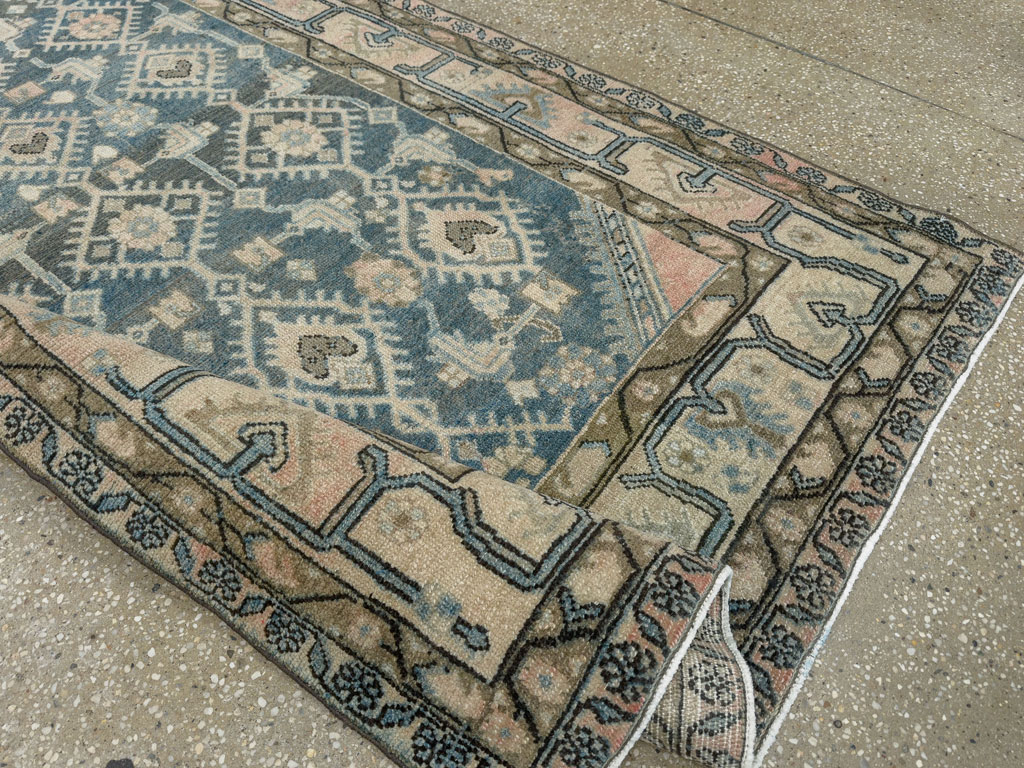 Vintage Persian Malayer Accent Rug, No.29827 - Gss
