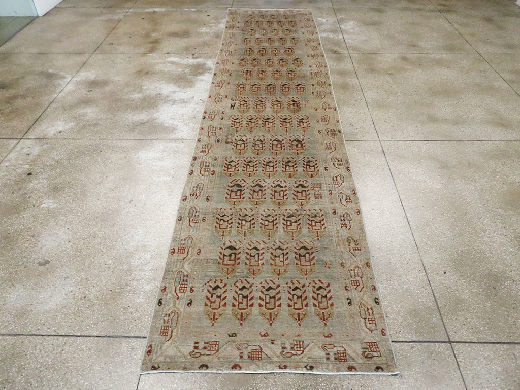 Antique Persian Malayer Runner, No.29829 - Gss