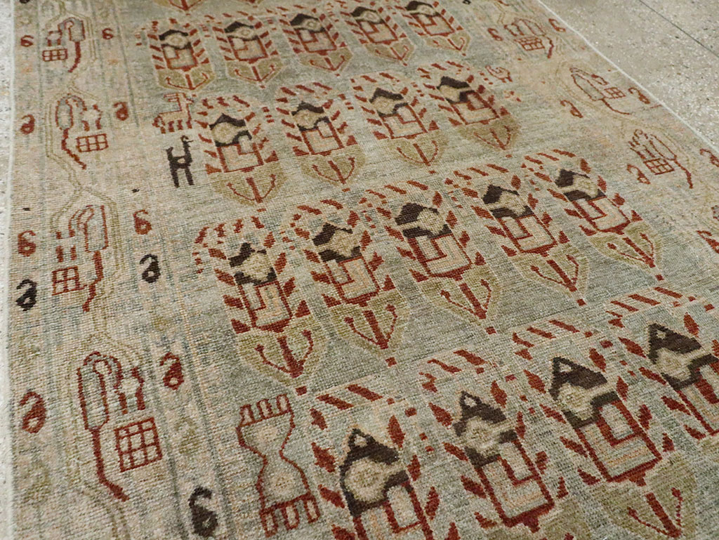 Antique Persian Malayer Runner, No.29829 - Gss