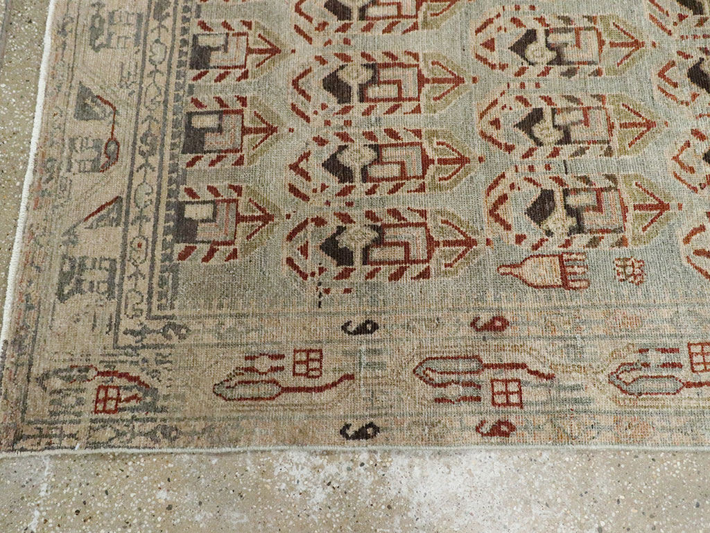 Antique Persian Malayer Runner, No.29829 - Gss