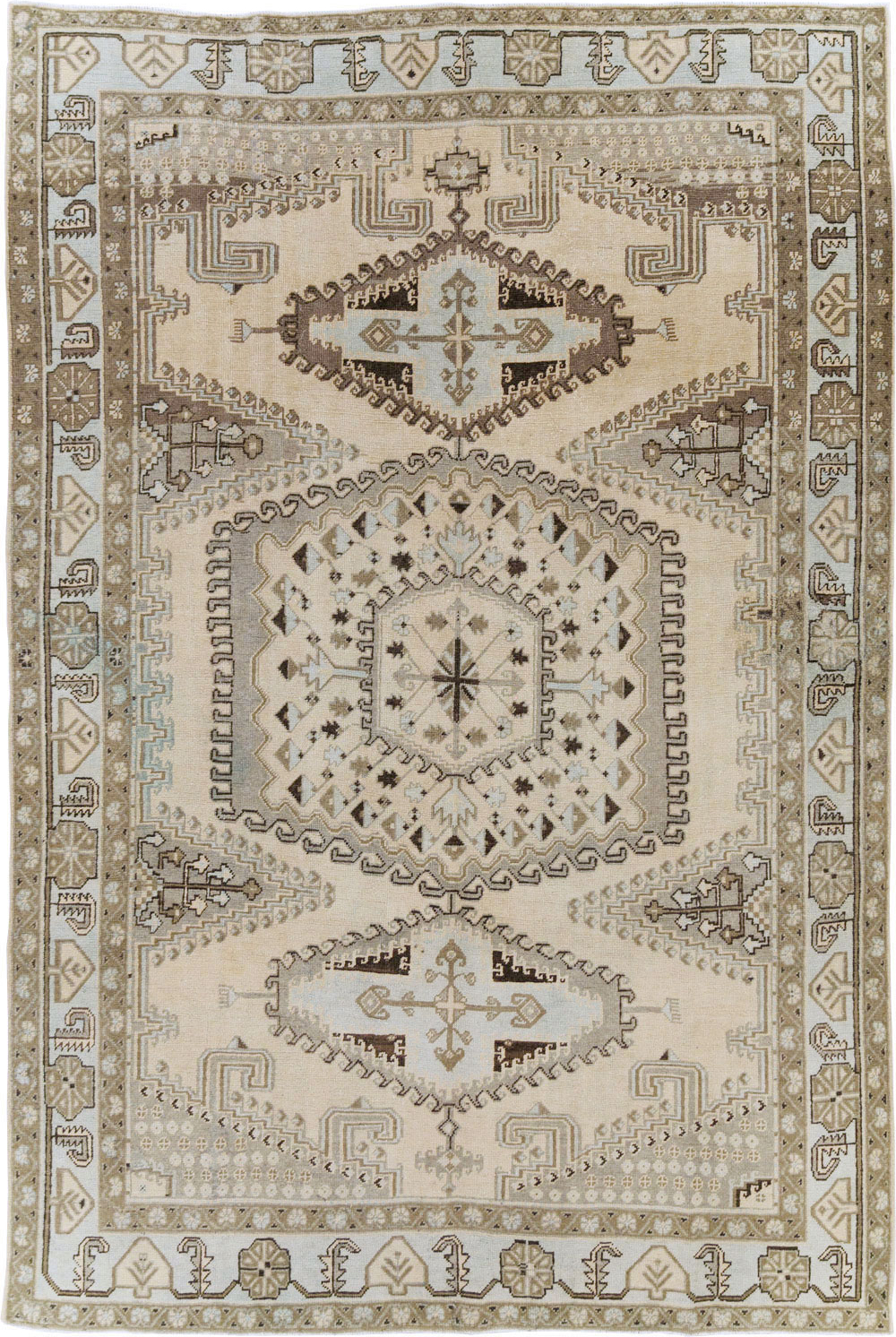 Vintage Persian Veece Accent Carpet, No.29839 - Gss