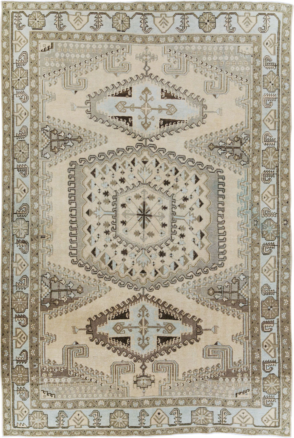 Vintage Persian Veece Accent Carpet, No.29839 - Gss