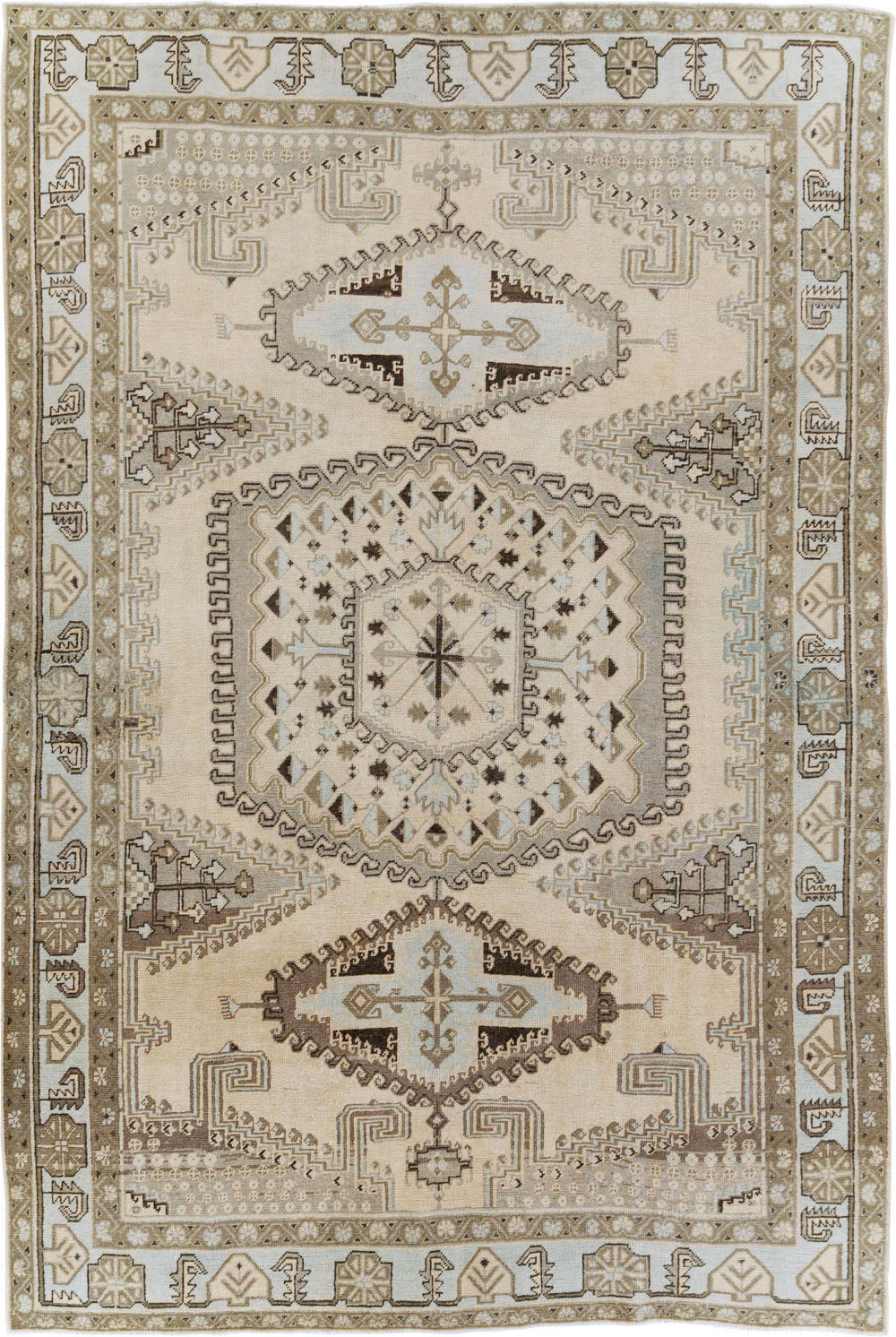 Vintage Persian Veece Accent Carpet, No.29839 - Gss