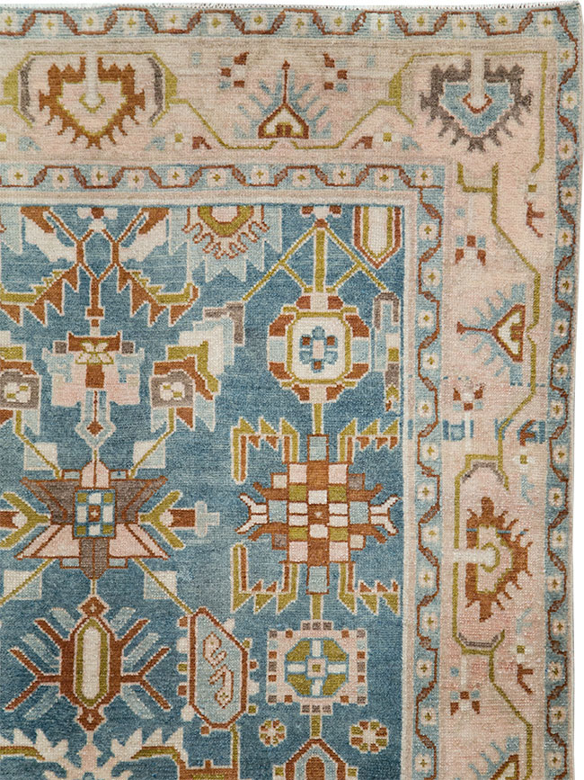 Vintage Persian Malayer Accent Rug, No.29849 - Gss