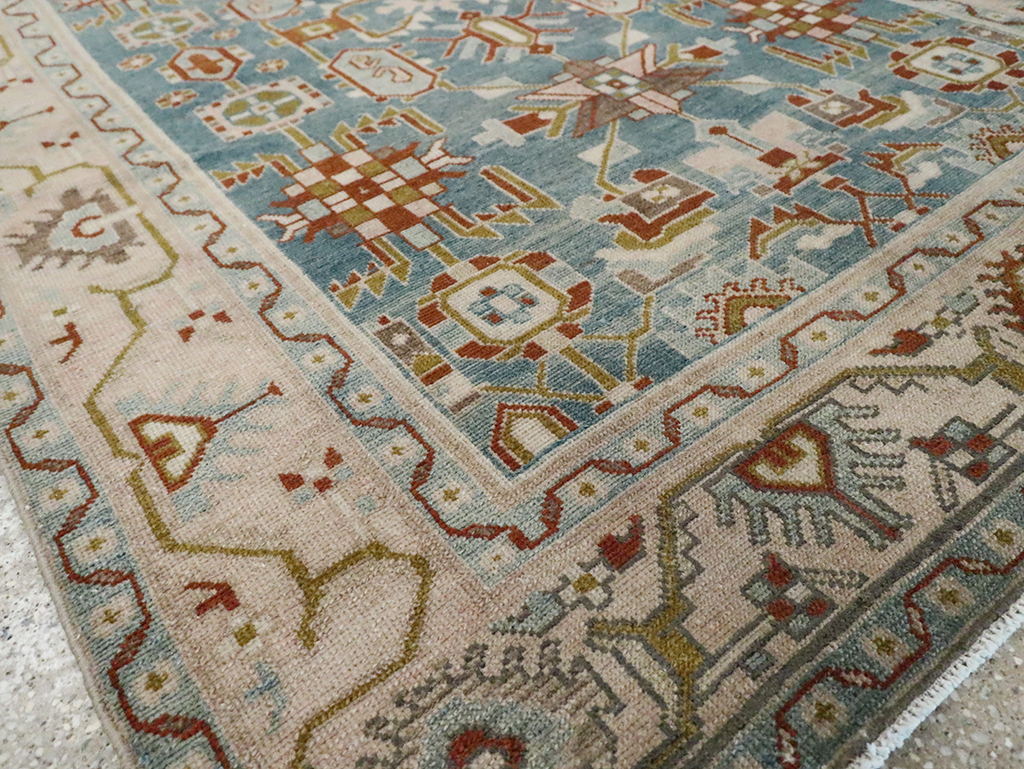 Vintage Persian Malayer Accent Rug, No.29849 - Gss
