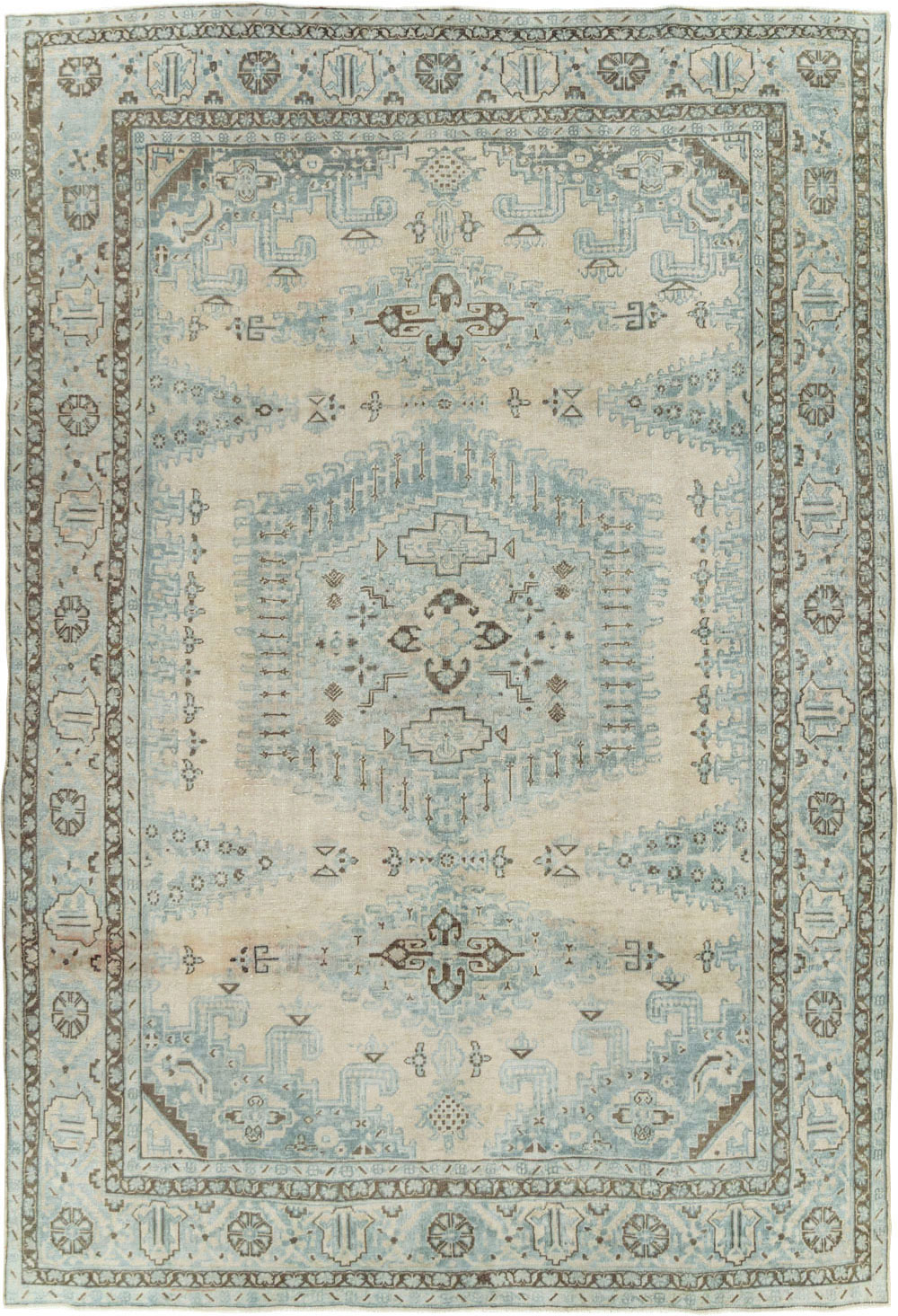 Vintage Persian Veece Accent Carpet, No.29852 - Gss