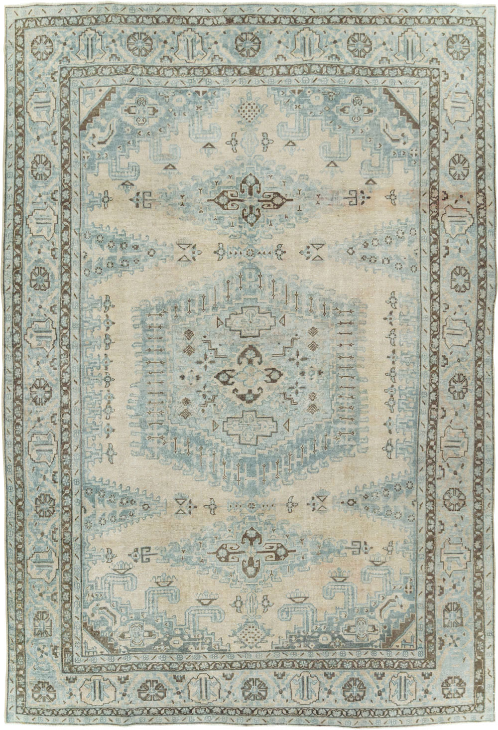 Vintage Persian Veece Accent Carpet, No.29852 - Gss