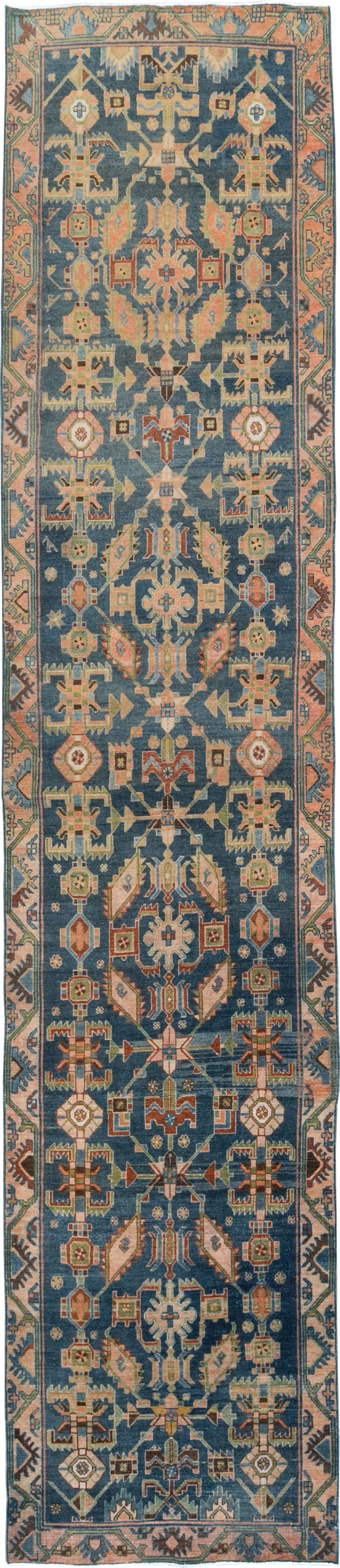 Vintage Persian Malayer Long Runner, No.29854 - Gss