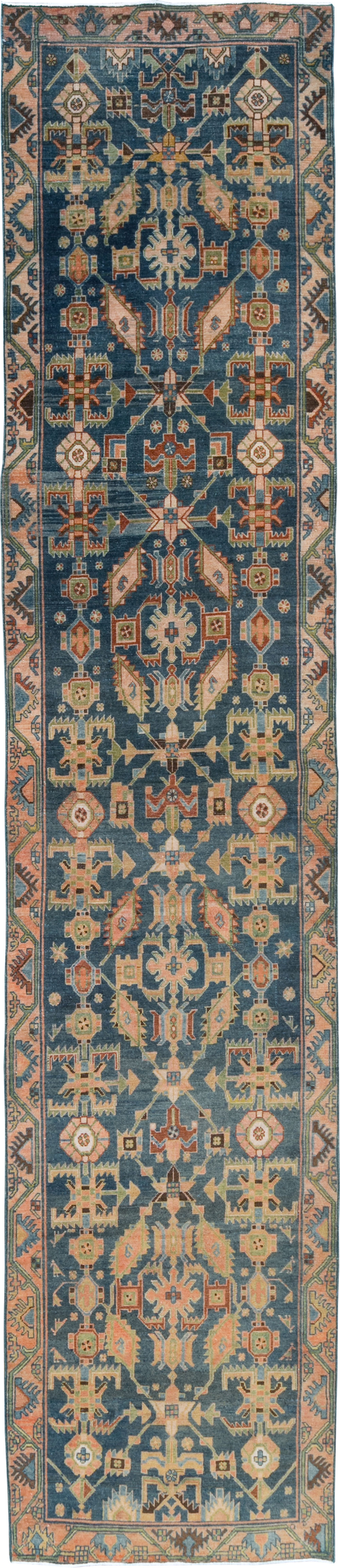 Vintage Persian Malayer Long Runner, No.29854 - Gss
