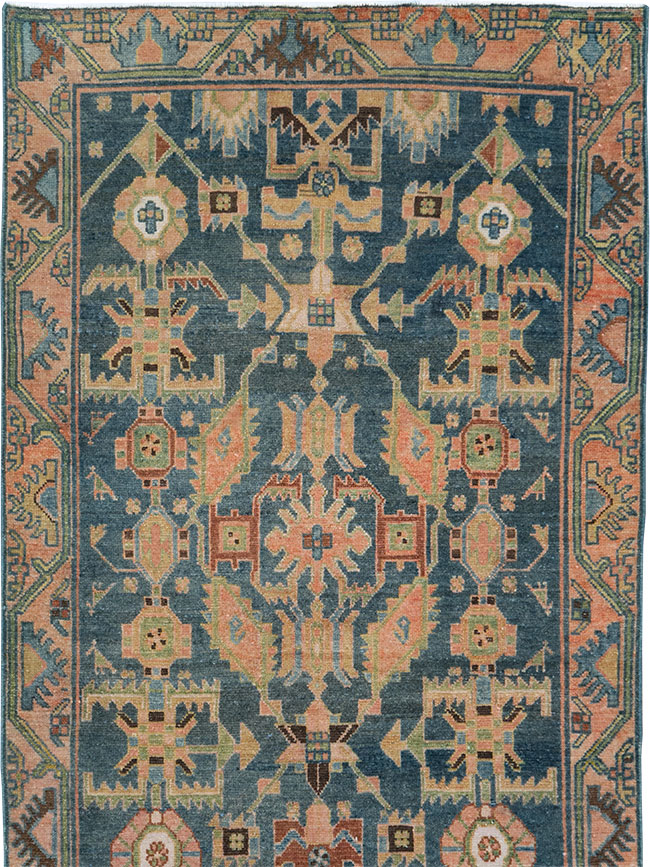 Vintage Persian Malayer Long Runner, No.29854 - Gss