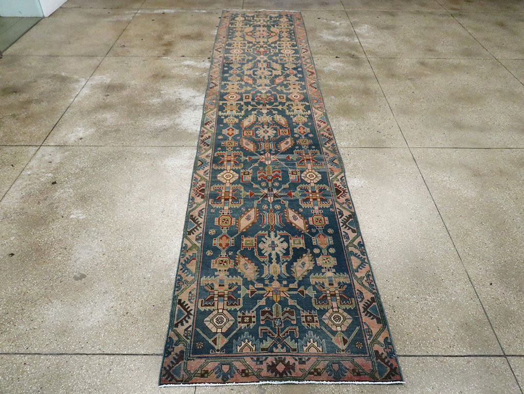 Vintage Persian Malayer Long Runner, No.29854 - Gss