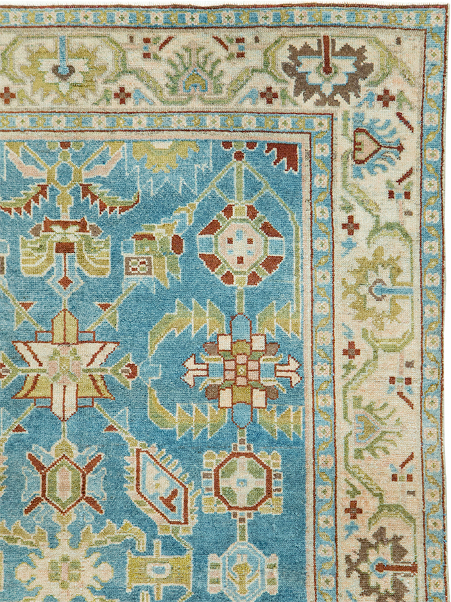 Vintage Persian Malayer Accent Rug, No.29860 - Gss