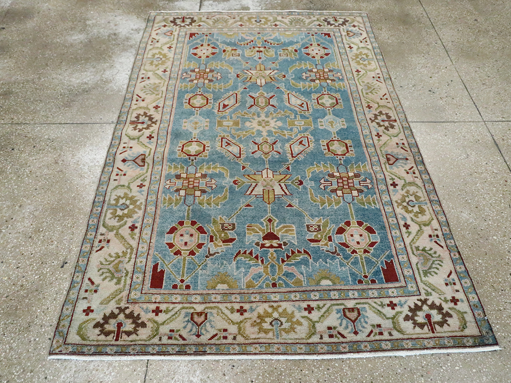 Vintage Persian Malayer Accent Rug, No.29860 - Gss