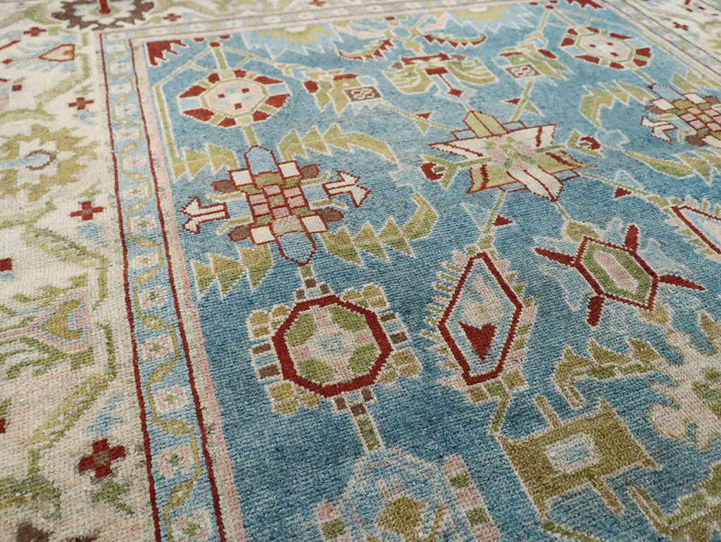 Vintage Persian Malayer Accent Rug, No.29860 - Gss