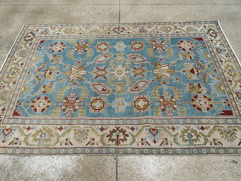 Vintage Persian Malayer Accent Rug, No.29860 - Gss