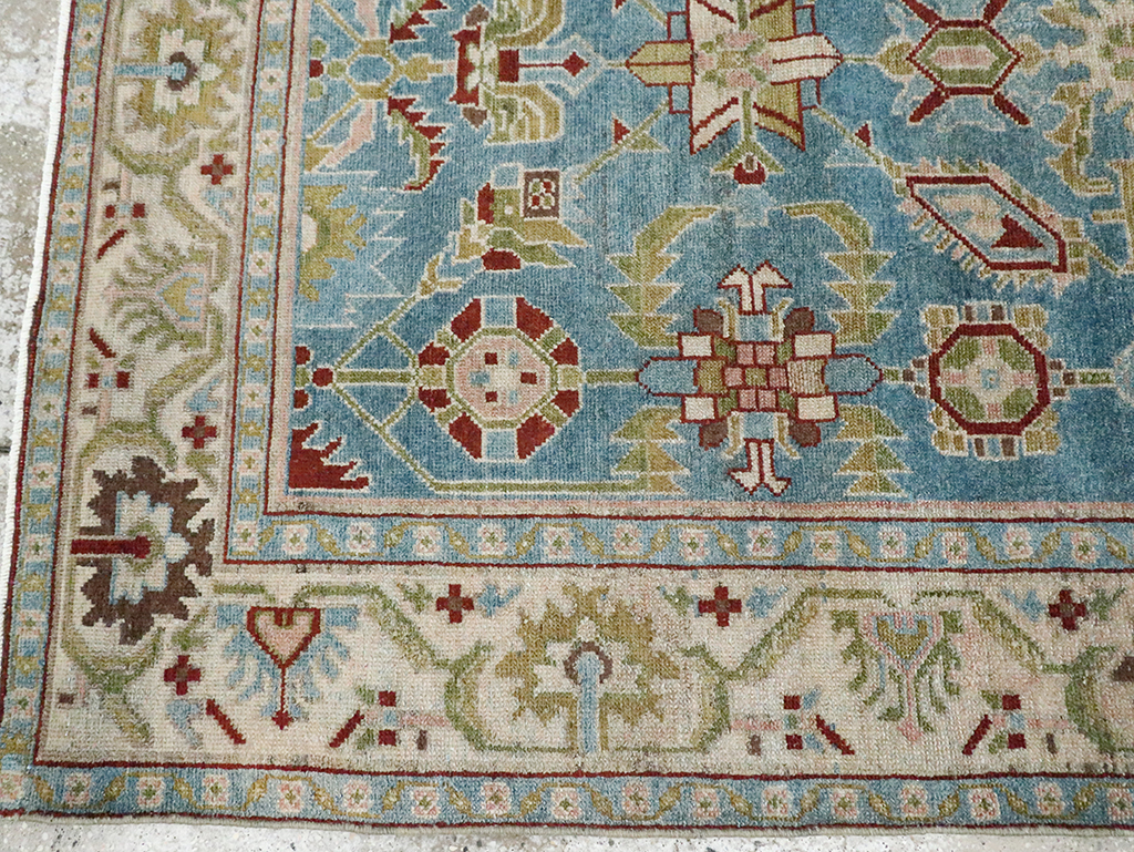 Vintage Persian Malayer Accent Rug, No.29860 - Gss