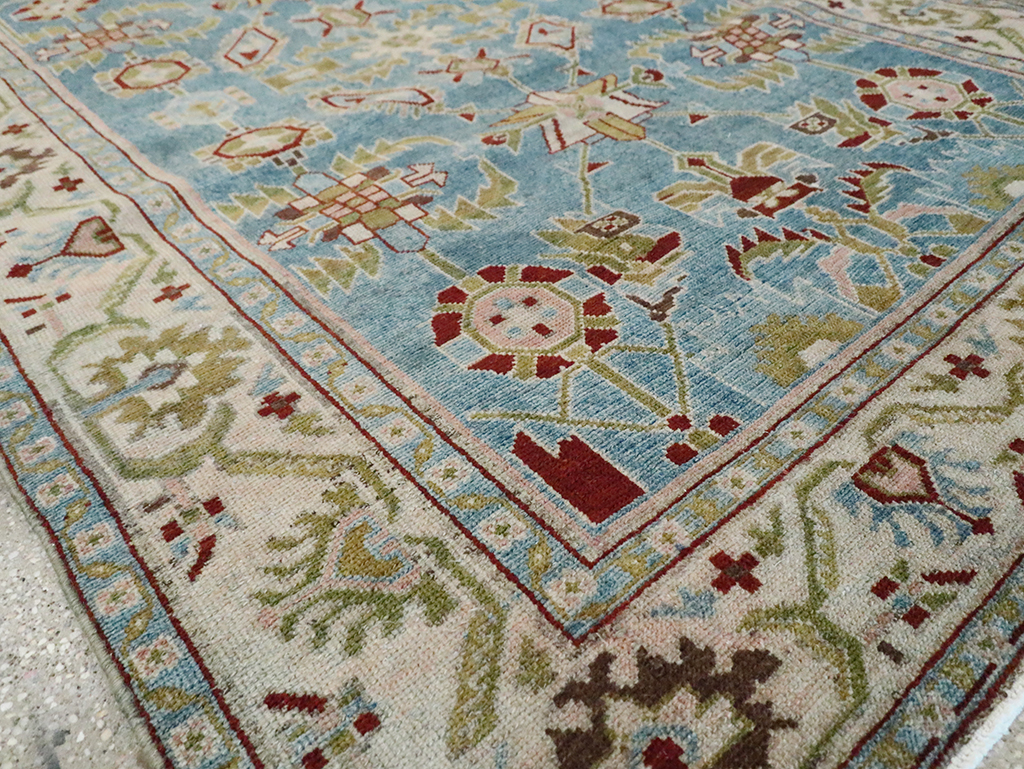 Vintage Persian Malayer Accent Rug, No.29860 - Gss