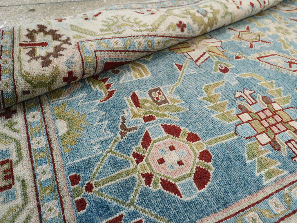 Vintage Persian Malayer Accent Rug, No.29860 - Gss