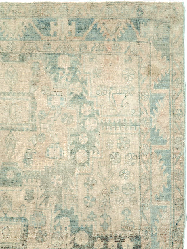Vintage Persian Malayer Accent Rug, No.29861 - Gss