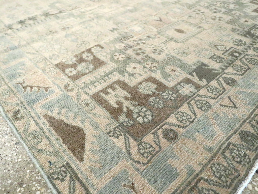 Vintage Persian Malayer Accent Rug, No.29861 - Gss