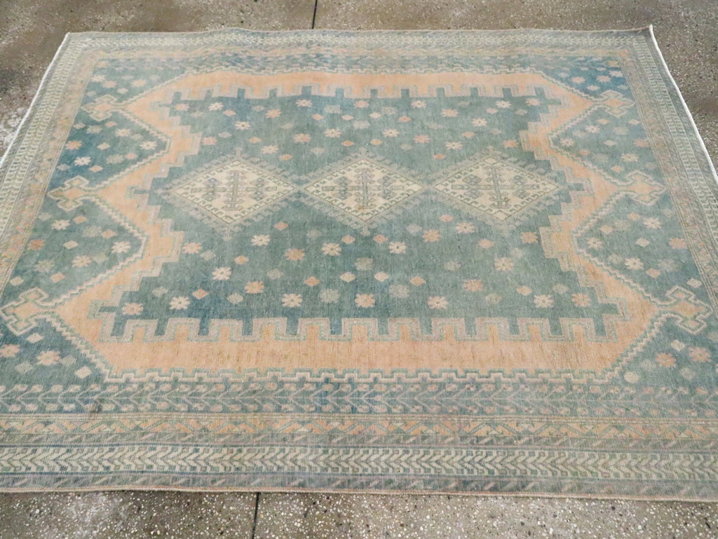 Vintage Persian Afshar Tribal Accent Rug, No.29864 - Gss