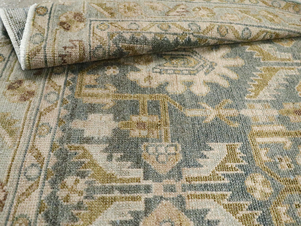 Vintage Persian Malayer Throw Rug, No.29867 - Gss