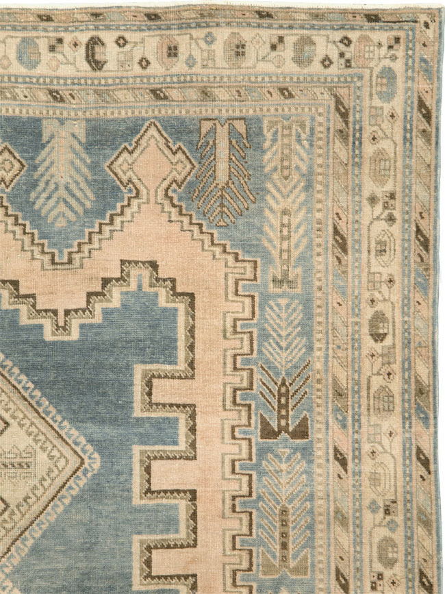 Vintage Persian Afshar Accent Rug, No.29871 - Gss