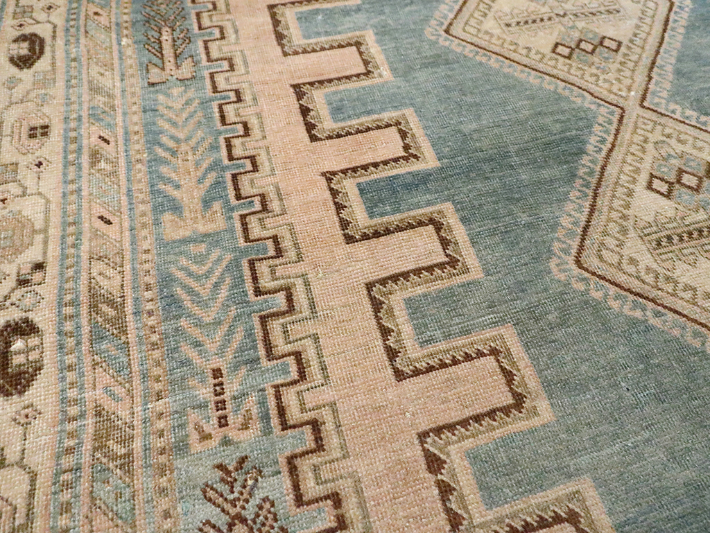 Vintage Persian Afshar Accent Rug, No.29871 - Gss