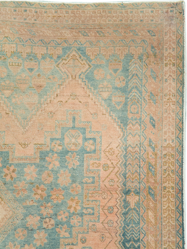 Vintage Persian Afshar Accent Rug, No.29875 - Gss