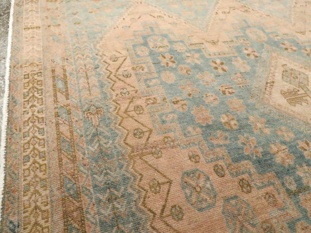 Vintage Persian Afshar Accent Rug, No.29875 - Gss