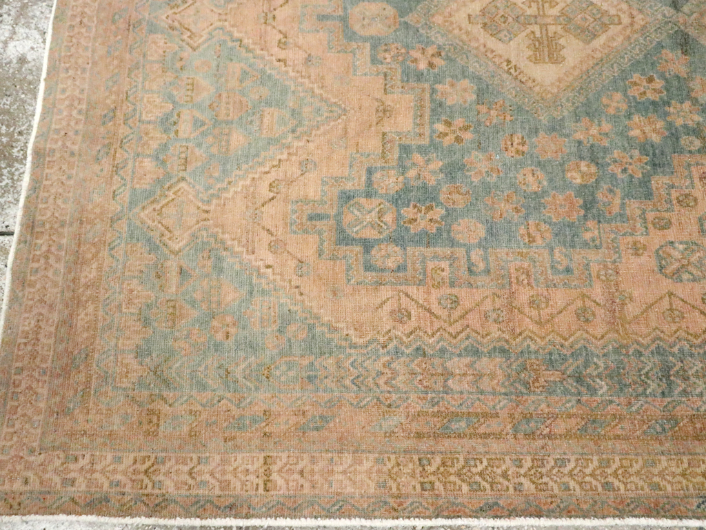 Vintage Persian Afshar Accent Rug, No.29875 - Gss