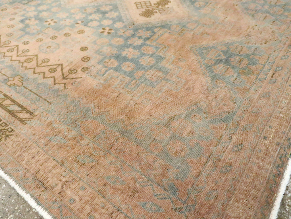 Vintage Persian Afshar Accent Rug, No.29875 - Gss