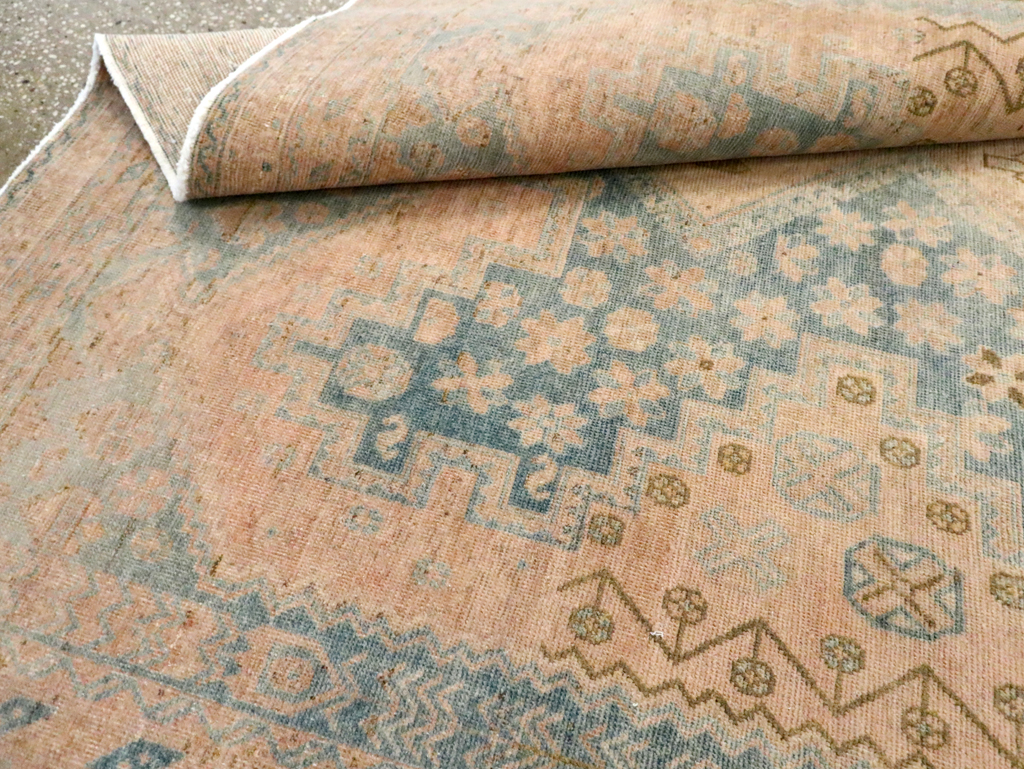 Vintage Persian Afshar Accent Rug, No.29875 - Gss