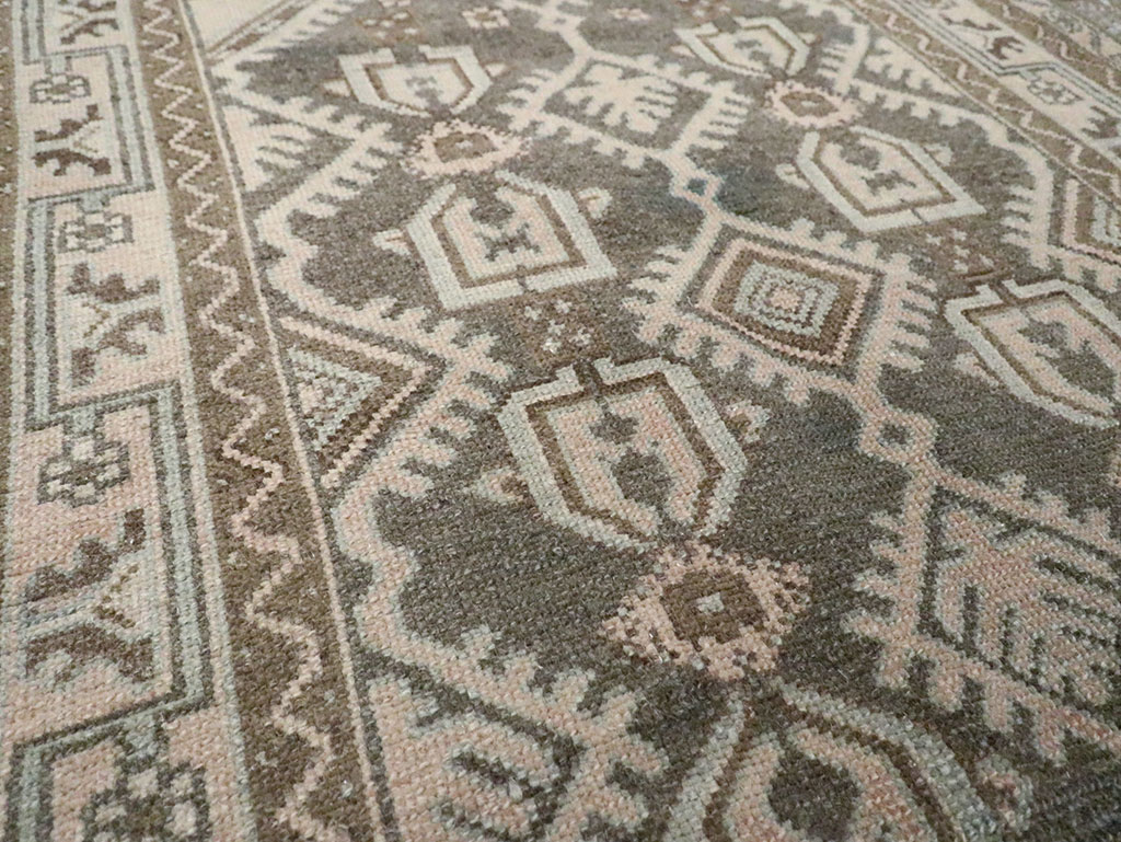 Vintage Persian Malayer Throw Rug, No.29884 - Gss