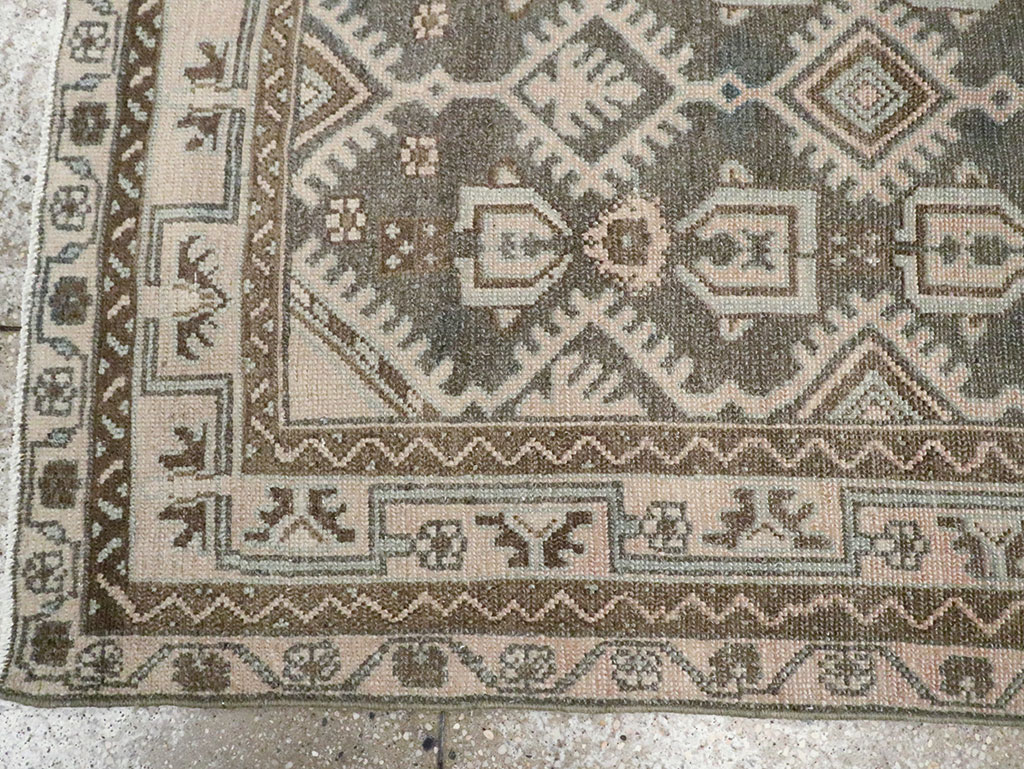 Vintage Persian Malayer Throw Rug, No.29884 - Gss