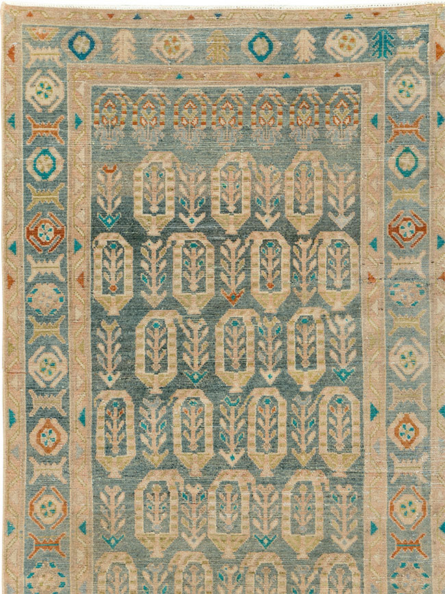 Antique Persian Malayer Long Runner, No.29888 - Gss