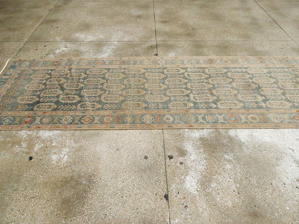 Antique Persian Malayer Long Runner, No.29888 - Gss