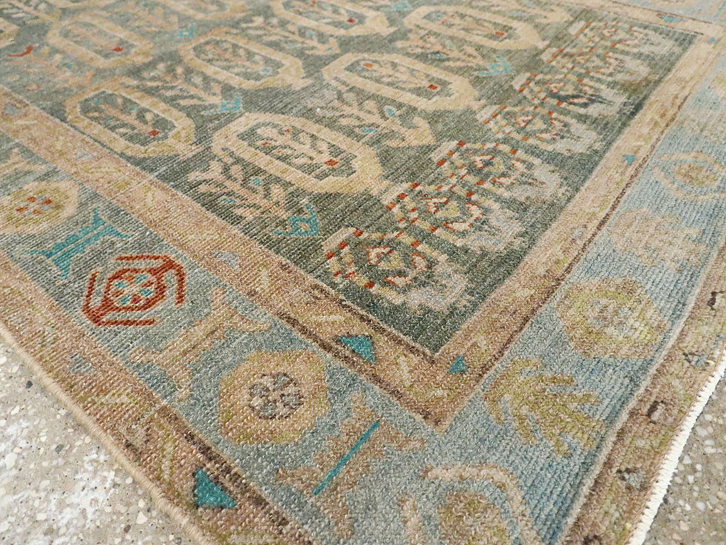 Antique Persian Malayer Long Runner, No.29888 - Gss