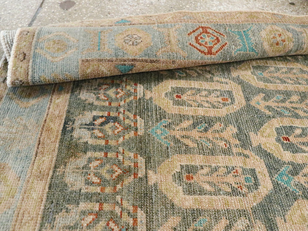 Antique Persian Malayer Long Runner, No.29888 - Gss