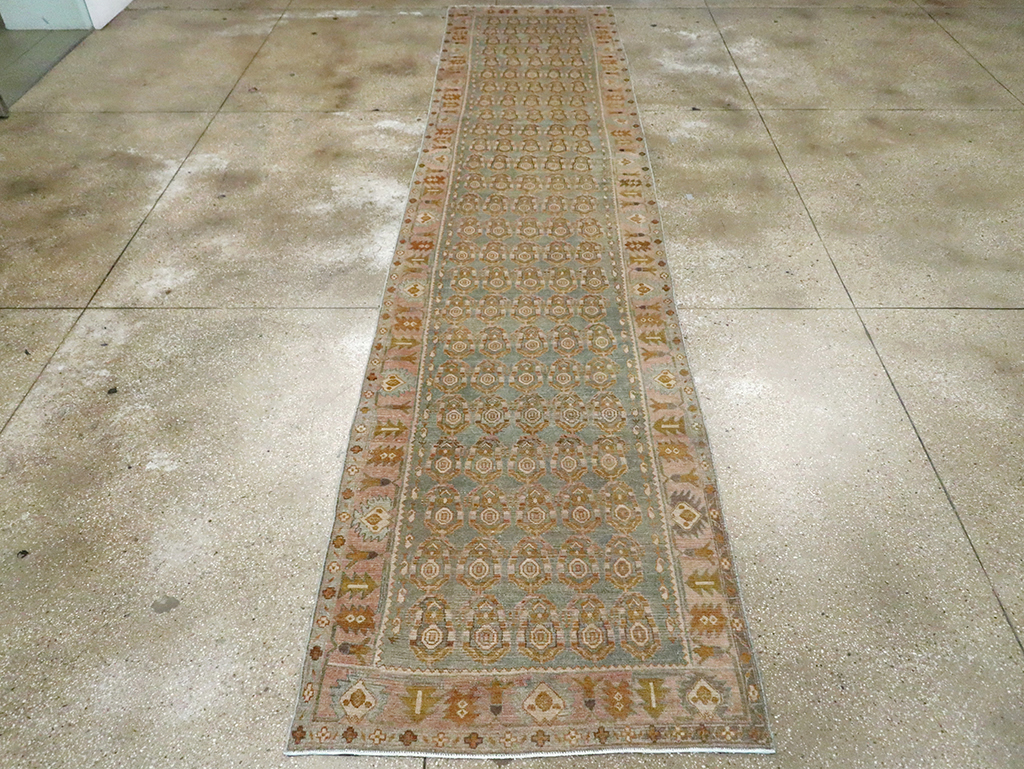 Antique Persian Malayer Runner, No.29889 - Gss