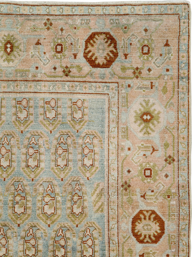 Vintage Persian Malayer Accent Rug, No.29892 - Gss