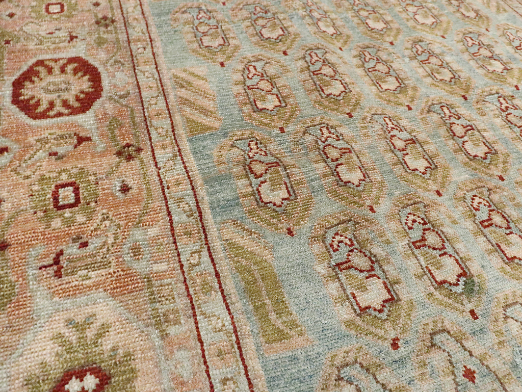 Vintage Persian Malayer Accent Rug, No.29892 - Gss