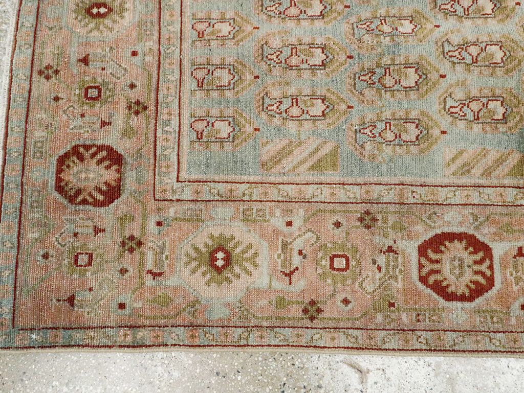 Vintage Persian Malayer Accent Rug, No.29892 - Gss