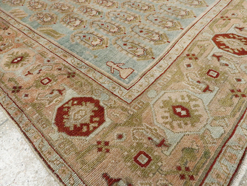 Vintage Persian Malayer Accent Rug, No.29892 - Gss