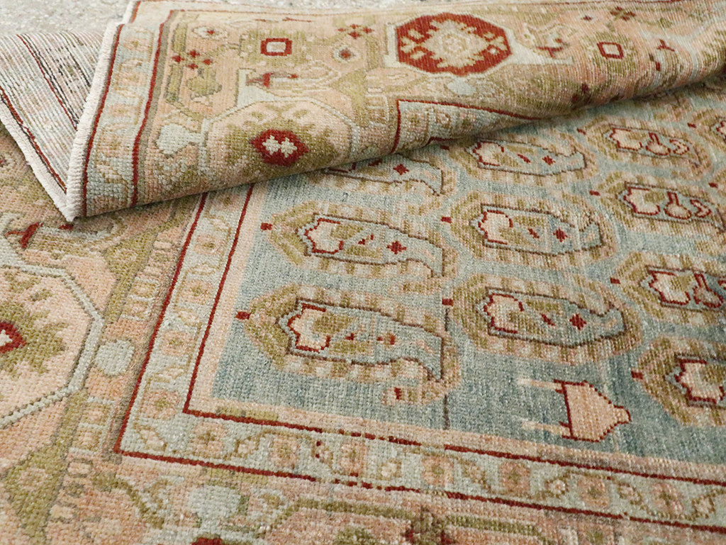 Vintage Persian Malayer Accent Rug, No.29892 - Gss
